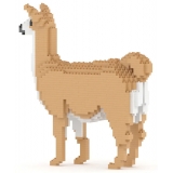 Jekca - Llama 01 - Big - Lego - Scultura - Costruzione - 4D - Animali di Mattoncini - Toys