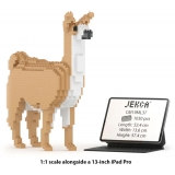 Jekca - Llama 01 - Big - Lego - Scultura - Costruzione - 4D - Animali di Mattoncini - Toys