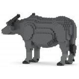 Jekca - Buffalo 01 - Big - Lego - Sculpture - Construction - 4D - Brick Animals - Toys