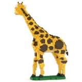 Jekca - Giraffe 01 - Big - Lego - Sculpture - Construction - 4D - Brick Animals - Toys