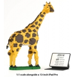 Jekca - Giraffe 01 - Big - Lego - Sculpture - Construction - 4D - Brick Animals - Toys