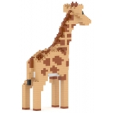 Jekca - Giraffe 02 - Big - Lego - Sculpture - Construction - 4D - Brick Animals - Toys