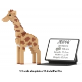 Jekca - Giraffe 02 - Big - Lego - Sculpture - Construction - 4D - Brick Animals - Toys