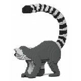 Jekca - Lemur 01 - Big - Lego - Sculpture - Construction - 4D - Brick Animals - Toys