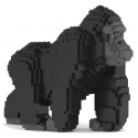 Jekca - Gorilla 01 - Big - Lego - Sculpture - Construction - 4D - Brick Animals - Toys