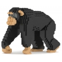 Jekca - Chimpanzee 02 - Big - Lego - Sculpture - Construction - 4D - Brick Animals - Toys