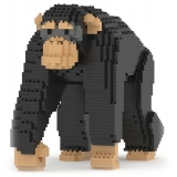 Jekca - Chimpanzee 02 - Big - Lego - Sculpture - Construction - 4D - Brick Animals - Toys