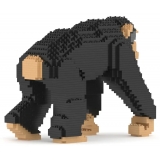 Jekca - Chimpanzee 02 - Big - Lego - Sculpture - Construction - 4D - Brick Animals - Toys