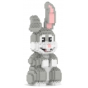 Jekca - Rabbit 03 - Big - Lego - Scultura - Costruzione - 4D - Animali di Mattoncini - Toys