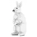 Jekca - Rabbit 01 - Big - Lego - Scultura - Costruzione - 4D - Animali di Mattoncini - Toys