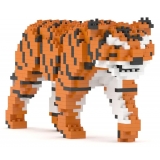 Jekca - Tiger 01 - Big - Lego - Sculpture - Construction - 4D - Brick Animals - Toys