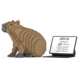 Jekca - Capybara 01 - Big - Lego - Sculpture - Construction - 4D - Brick Animals - Toys