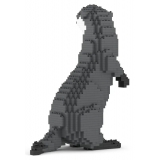 Jekca - Asian Small-Clawed Otter 01 - Big - Lego - Scultura - Costruzione - 4D - Animali di Mattoncini - Toys