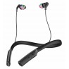 Skullcandy - Method BT Sport - Black / Gray - Bluetooth Wireless Sweat-Resistant Sport Earbuds with Microphone - Neck Collar