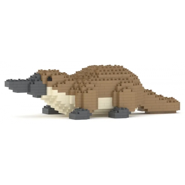 Jekca - Platypus 01 - Big - Lego - Scultura - Costruzione - 4D - Animali di Mattoncini - Toys