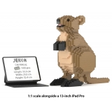 Jekca - Quokka 01 - Big - Lego - Scultura - Costruzione - 4D - Animali di Mattoncini - Toys