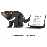 Jekca - Tasmanian Devil 01 - Big - Lego - Sculpture - Construction - 4D - Brick Animals - Toys