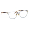 Linda Farrow - Cove D-Frame Optical Glasses in Clear (Asian Fit) - LF81AC3OPT - Linda Farrow Eyewear