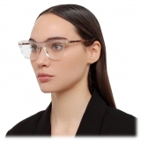 Linda Farrow - Cove D-Frame Optical Glasses in Clear (Asian Fit) - LF81AC3OPT - Linda Farrow Eyewear