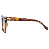 Linda Farrow - Cove D-Frame Optical Glasses in Tortoiseshell (Asian Fit) - LF81AC2OPT - Linda Farrow