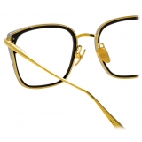 Linda Farrow - Occhiali da Vista Hans Squadrati in Oro Giallo - LFL1485C1OPT - Linda Farrow Eyewear