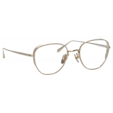 Linda Farrow - Occhiali da Vista Hardy Ovali in Oro Chiaro - LFL1503C6OPT - Linda Farrow Eyewear