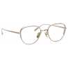Linda Farrow - Occhiali da Vista Hardy Ovali in Oro Chiaro - LFL1503C6OPT - Linda Farrow Eyewear