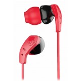 Skullcandy - Method BT Sport - Nero / Rosso - Auricolari Bluetooth Sport Wireless con Microfono - Resistenti all'Acqua
