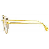 Linda Farrow - Hardy Oval Optical Glasses in Yellow Gold - LFL1503C4OPT - Linda Farrow Eyewear