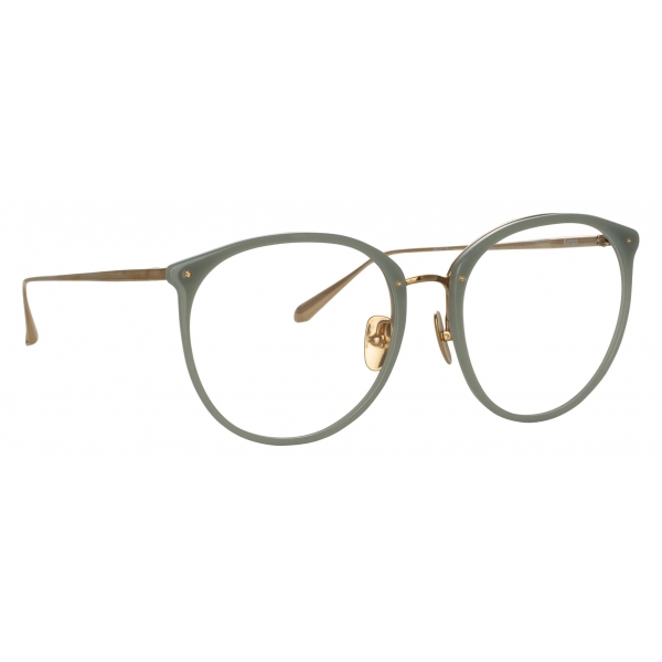 Linda Farrow - Occhiali da Vista Kings Oversized in Acciaio - Linda Farrow Eyewear