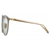 Linda Farrow - Occhiali da Vista Kings Oversized in Acciaio - Linda Farrow Eyewear