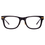 Linda Farrow - Occhiali da Vista Portico D-Frame in Nero (Asian Fit) - LF68AC1OPT - Linda Farrow Eyewear