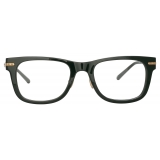 Linda Farrow - Portico D-Frame Optical Glasses in Forest Green (Asian Fit) - Linda Farrow Eyewear