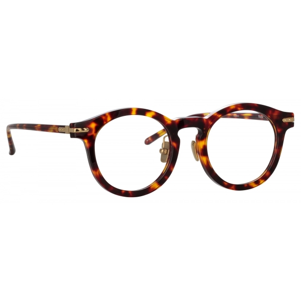 Linda Farrow - Occhiali da Vista Parler Ovale in Tartaruga (Asian Fit) - Linda Farrow Eyewear