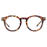 Linda Farrow - Occhiali da Vista Parler Ovale in Tartaruga (Asian Fit) - Linda Farrow Eyewear