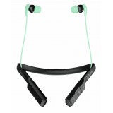 Skullcandy - Method BT Sport - Mint / Black - Bluetooth Wireless Sweat-Resistant Sport Earbuds with Microphone - Neck Collar