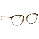 Linda Farrow - Occhiali da Vista Park D-Frame in Corno Caramello - LFL1483C3OPT - Linda Farrow Eyewear