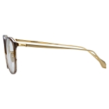 Linda Farrow - Occhiali da Vista Park D-Frame in Corno Caramello - LFL1483C3OPT - Linda Farrow Eyewear