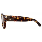 Linda Farrow - Musa Oval Optical Glasses in Tortoiseshell - LFL1447C2OPT - Linda Farrow Eyewear