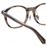 Linda Farrow - Occhiali da Vista Powell D-Frame in Corno Grigio - LFL1480C3OPT - Linda Farrow Eyewear