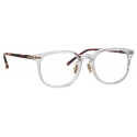 Linda Farrow - Sullivan D-Frame Optical Glasses in Clear (Asian Fit) - Linda Farrow Eyewear