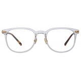 Linda Farrow - Sullivan D-Frame Optical Glasses in Clear (Asian Fit) - Linda Farrow Eyewear