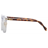 Linda Farrow - Sullivan D-Frame Optical Glasses in Clear (Asian Fit) - Linda Farrow Eyewear