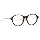 Linda Farrow - Occhiali da Vista Pearce Ovale in Nero (Asian Fit) - Linda Farrow Eyewear