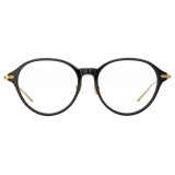 Linda Farrow - Pearce Oval Optical Glasses in Black (Asian Fit) - Linda Farrow Eyewear