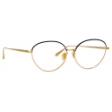 Linda Farrow - Regina Cat Eye Optical Glasses in Yellow Gold - Linda Farrow Eyewear