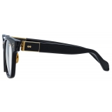 Linda Farrow - Sanchez D-Frame Optical Glasses in Black - LFL1481C1OPT - Linda Farrow Eyewear