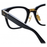 Linda Farrow - Occhiali da Vista Sanchez D-Frame in Nero - LFL1481C1OPT - Linda Farrow Eyewear