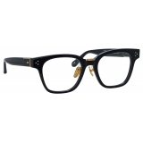 Linda Farrow - Sanchez D-Frame Optical Glasses in Black (Asian Fit) - LFL1481AC1OPT - Linda Farrow