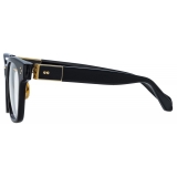 Linda Farrow - Sanchez D-Frame Optical Glasses in Black (Asian Fit) - LFL1481AC1OPT - Linda Farrow